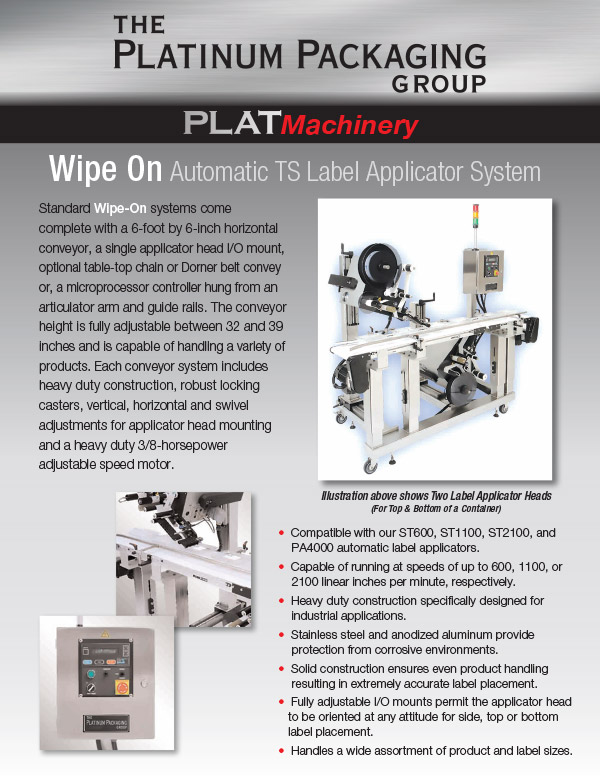 PG Wipe On TS Label app Sys Flyer