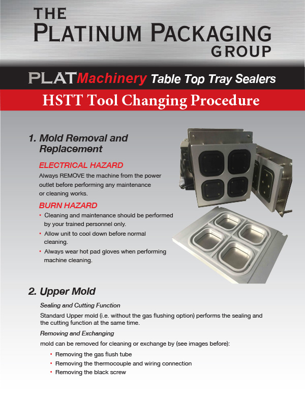 HSTT Tool Changing Procedure Flyer