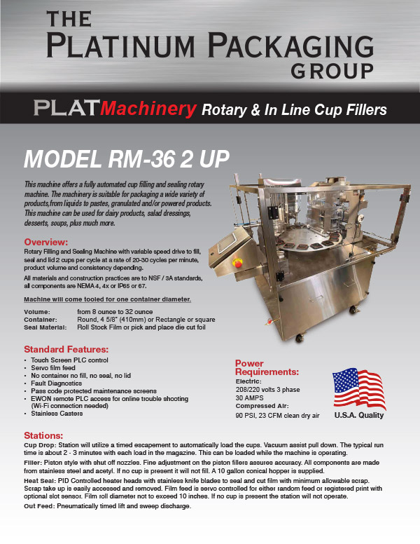 PG Model RM 36 2 UP 1